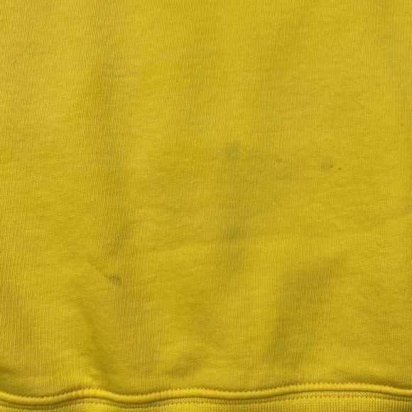 Vintage Nike Yellow Mini Swoosh Raglan Sleeve Yellow Crewneck Sweatshirt XXL - Picture 6 of 8